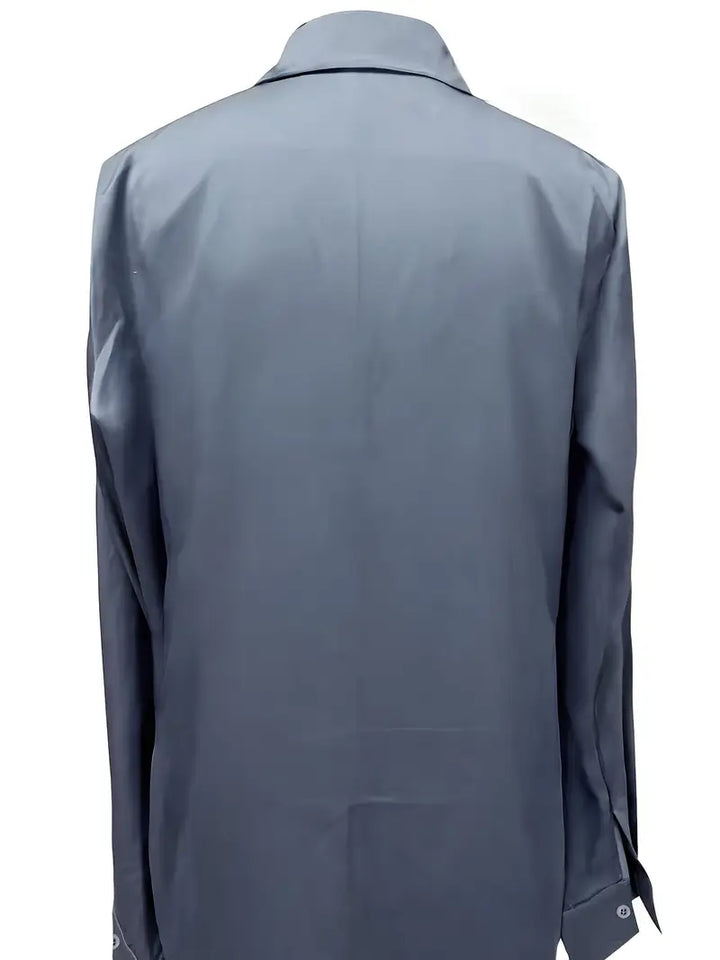 Women's Premium V-Neck Satin Blouse