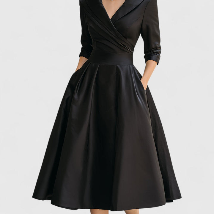 Women’s A Line Evening Dress | Midi