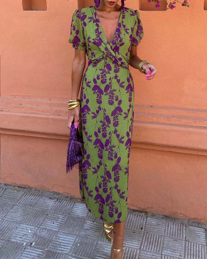 Women's Elegant Floral Dress