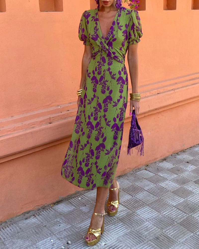 Women's Elegant Floral Dress