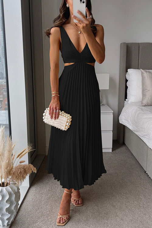 Women's Elegant Chic Pleated Dress
