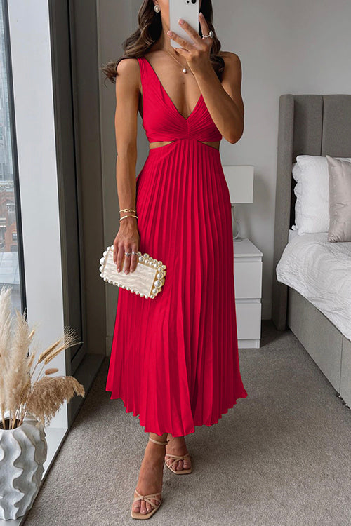 Women's Elegant Chic Pleated Dress