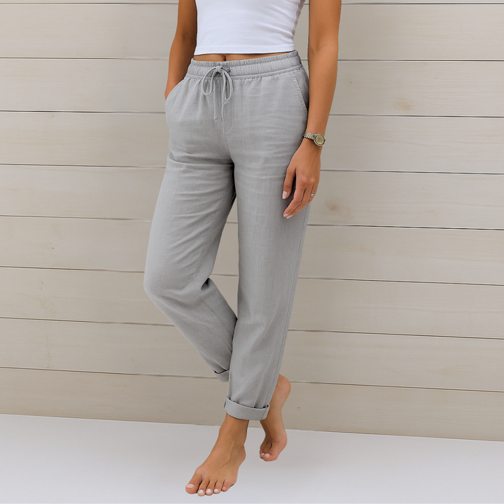 Women's Premium Breathable Pants with Elastic Waist