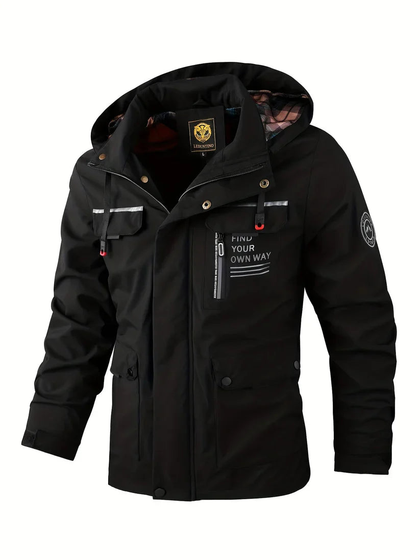 Men’s Hooded Winter Jacket | Casual