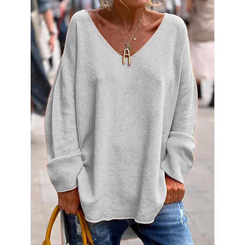 Women’s Casual Chic V-Neck Blouse