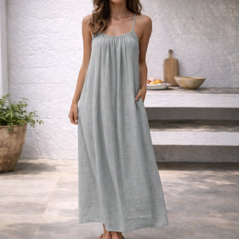 Women's Maxi Dress Spaghetti Strap Sundress