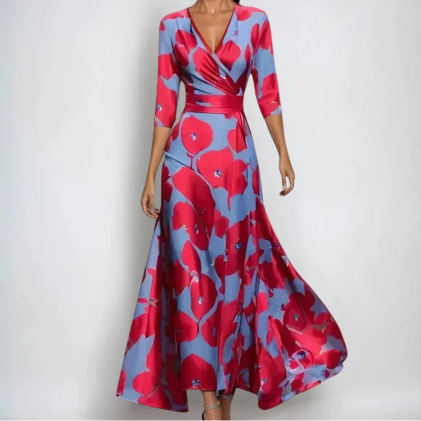 Women's Luxury Floral Dress