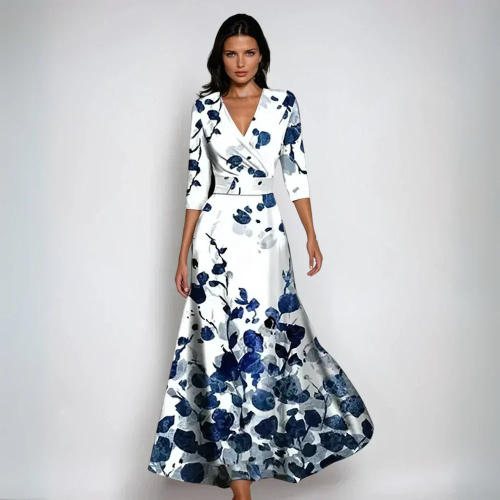 Women’s Chic Bloom Wrap Dress