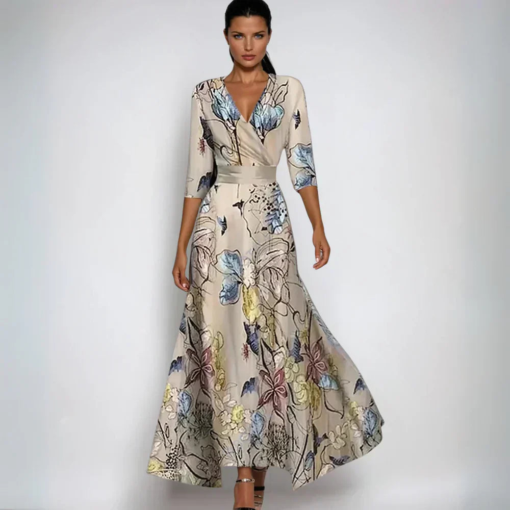 Women’s Chic Bloom Wrap Dress