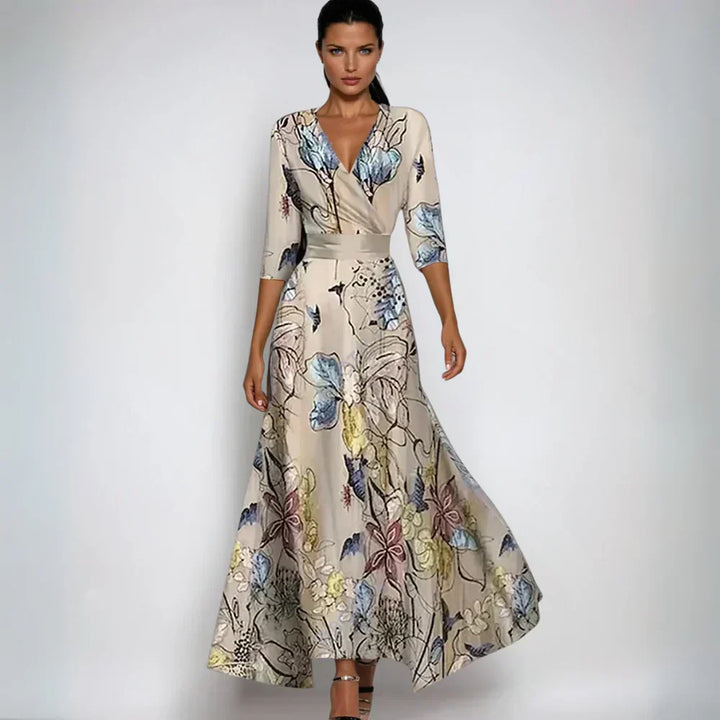 Women’s Chic Bloom Wrap Dress