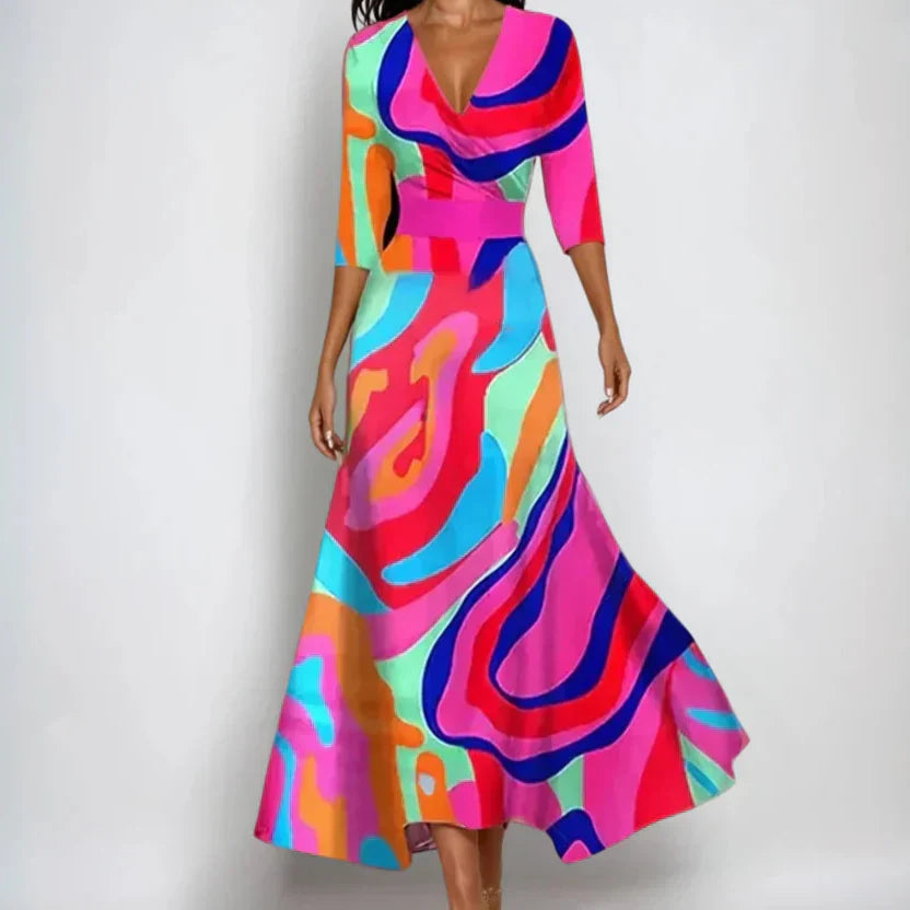 Women's Luxury Floral Dress