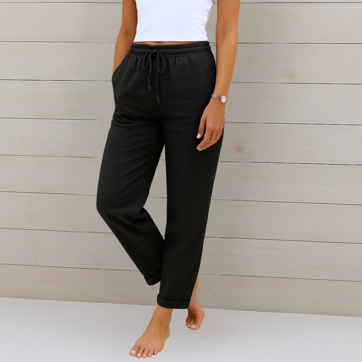 Women's Premium Breathable Pants with Elastic Waist