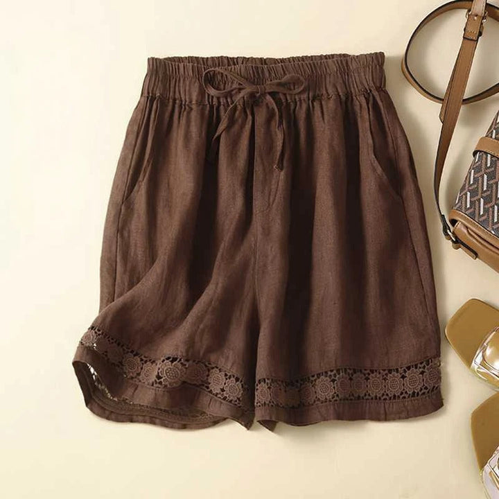 Women's Relaxed Embroidered Shorts