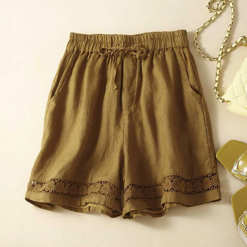 Women's Relaxed Embroidered Shorts