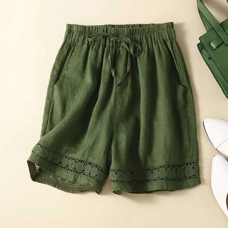 Women's Relaxed Embroidered Shorts