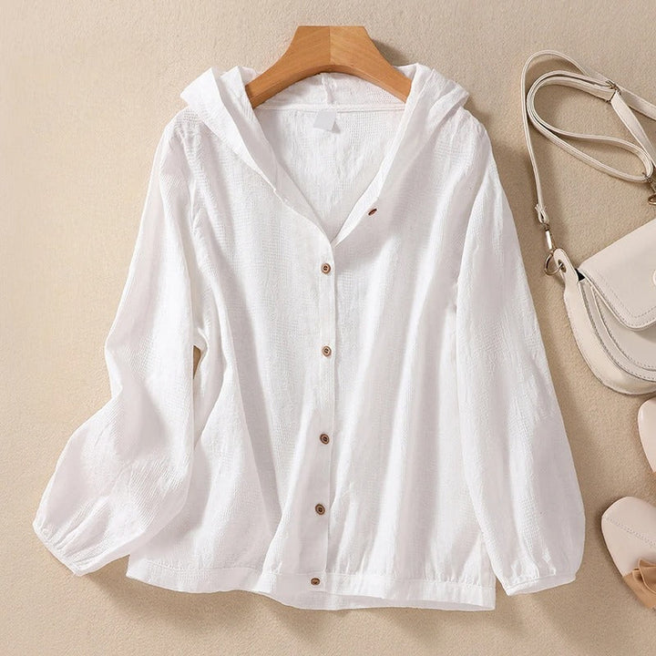 Women's Relaxed Hooded Shirt