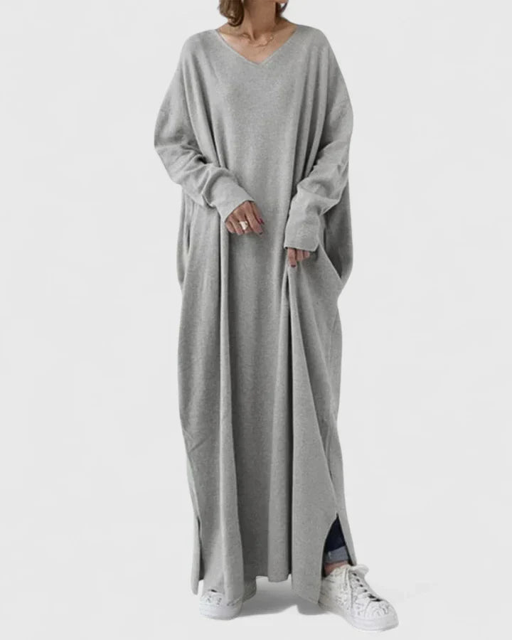 Women’s Comfortable V-Neck Dress