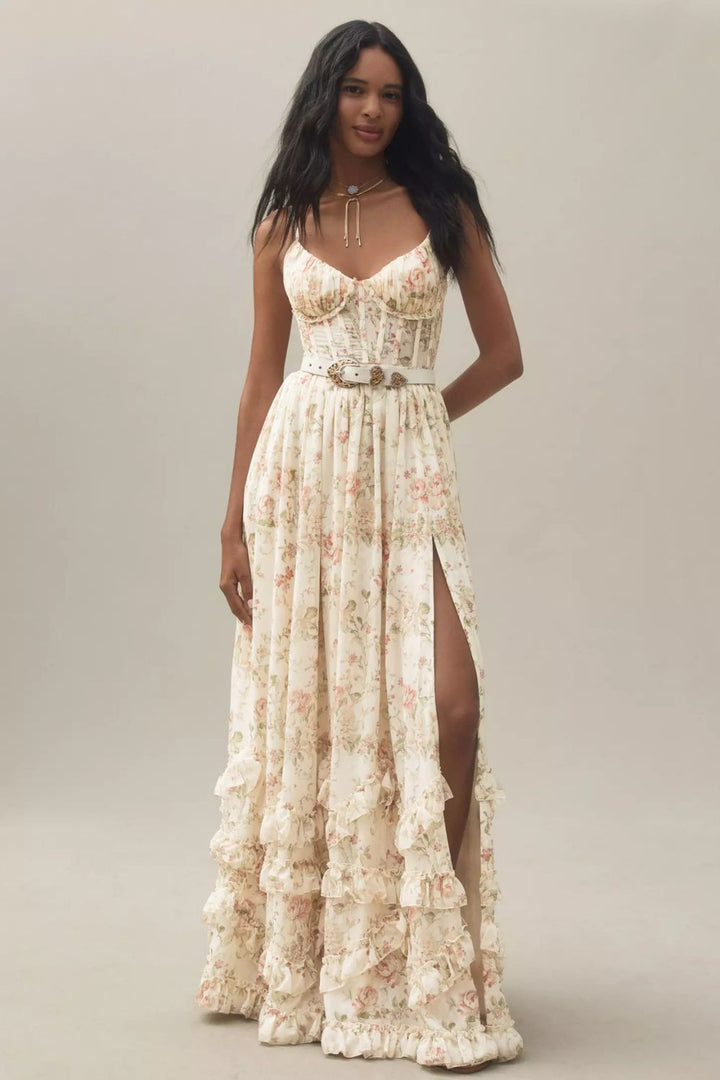 Women's Elegant Floral Summer Dress