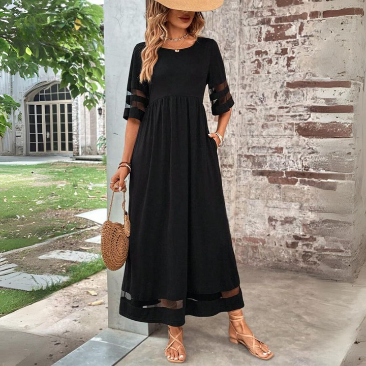 Women's Flattering Elegance Dress With Tummy Coverage