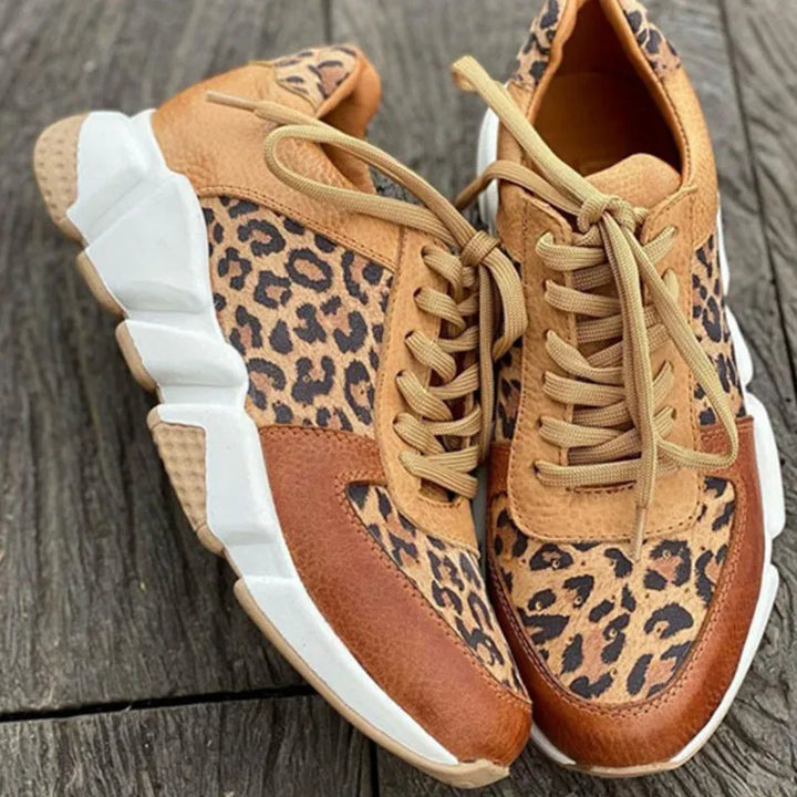 Women’s Comfortable Leopard Sneakers