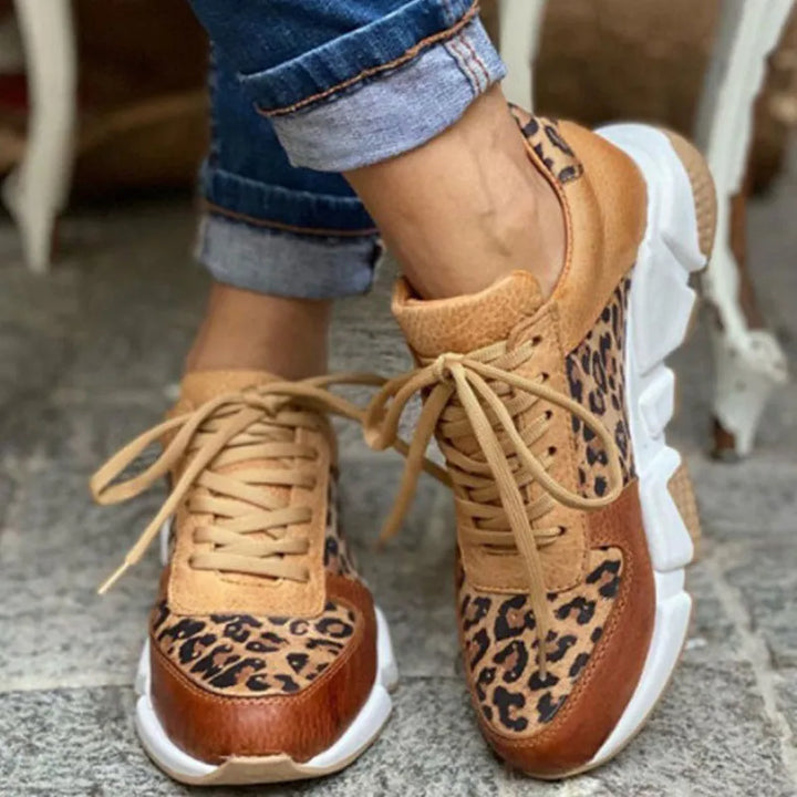 Women’s Comfortable Leopard Sneakers