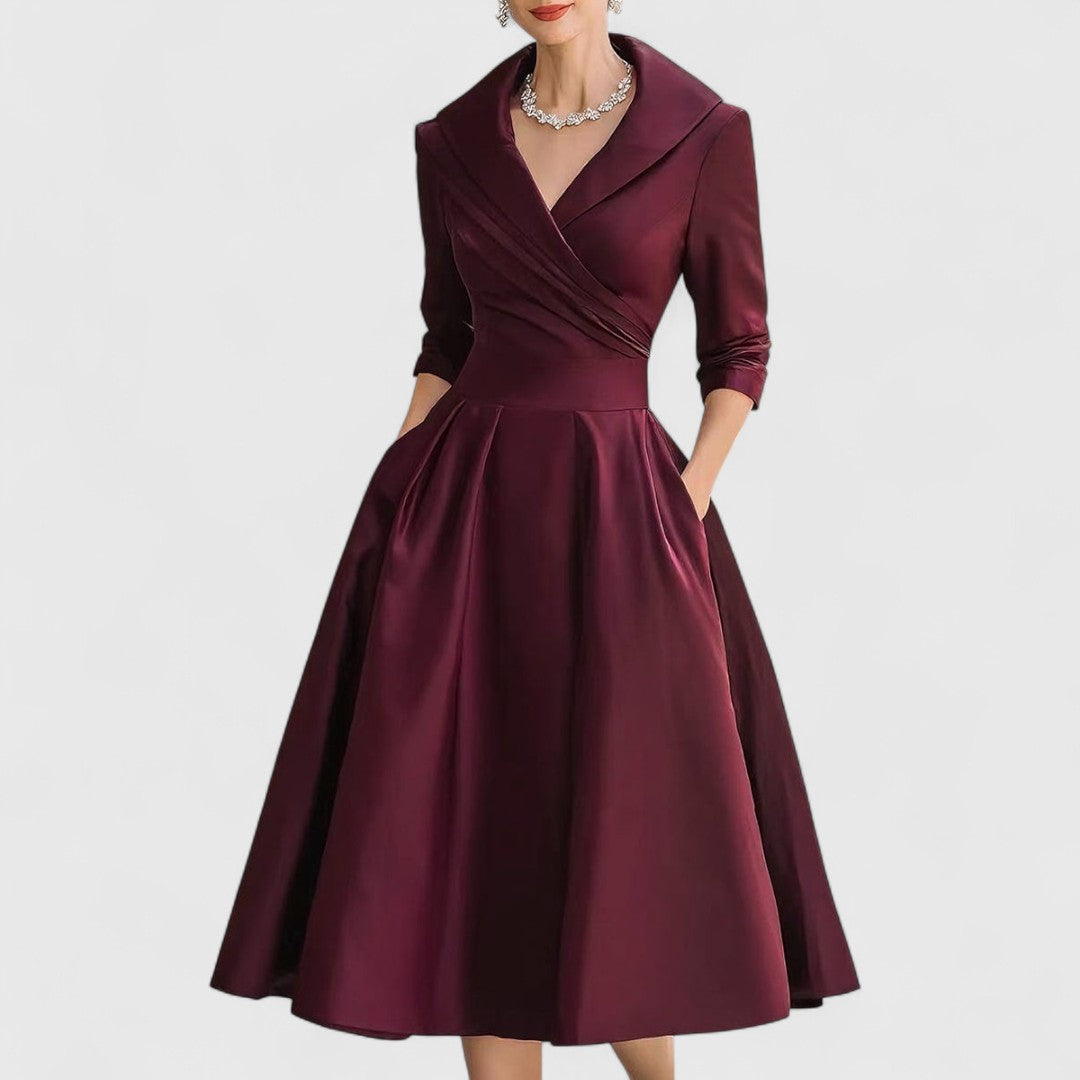 Women’s A Line Evening Dress | Midi