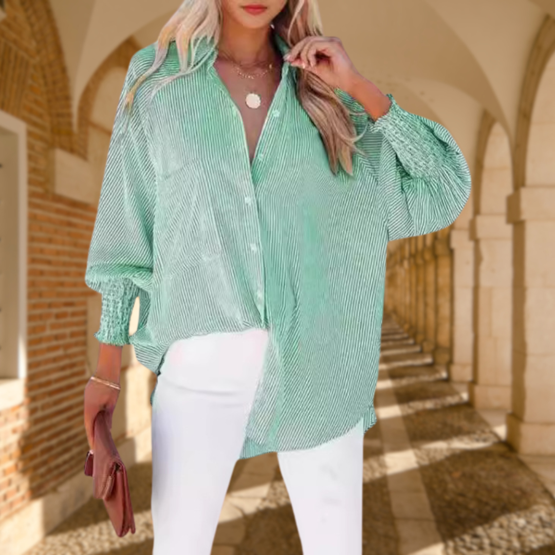 Women's Oversized Button Up Shirt