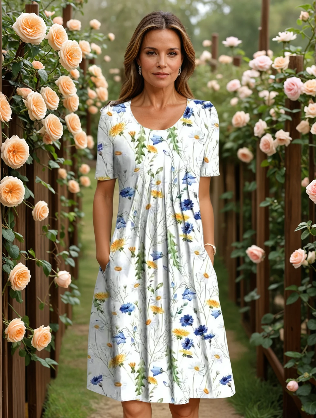 Women’s Elegant Dress With Tummy Coverage