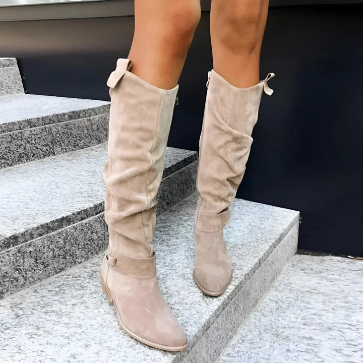 Women's Stylish Suede Knee Boots