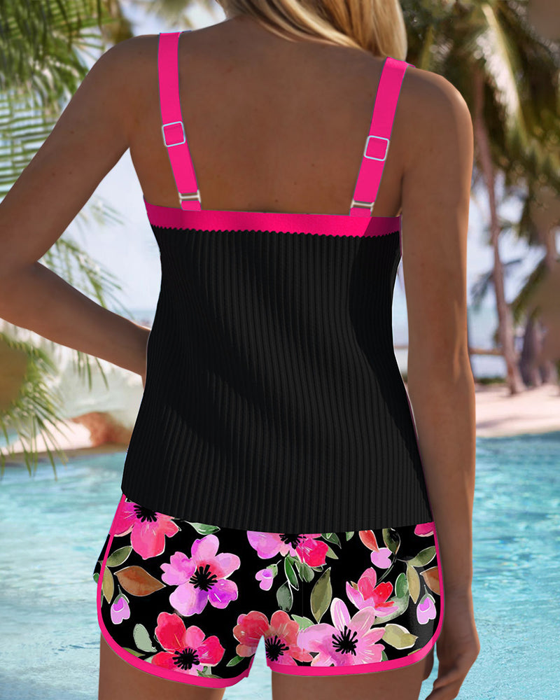 Women's Two-Piece Elegant Tankini Set