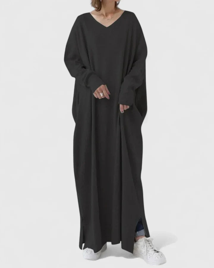 Women’s Comfortable V-Neck Dress