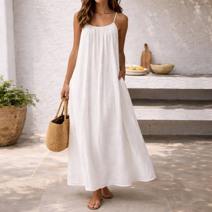 Women's Maxi Dress Spaghetti Strap Sundress