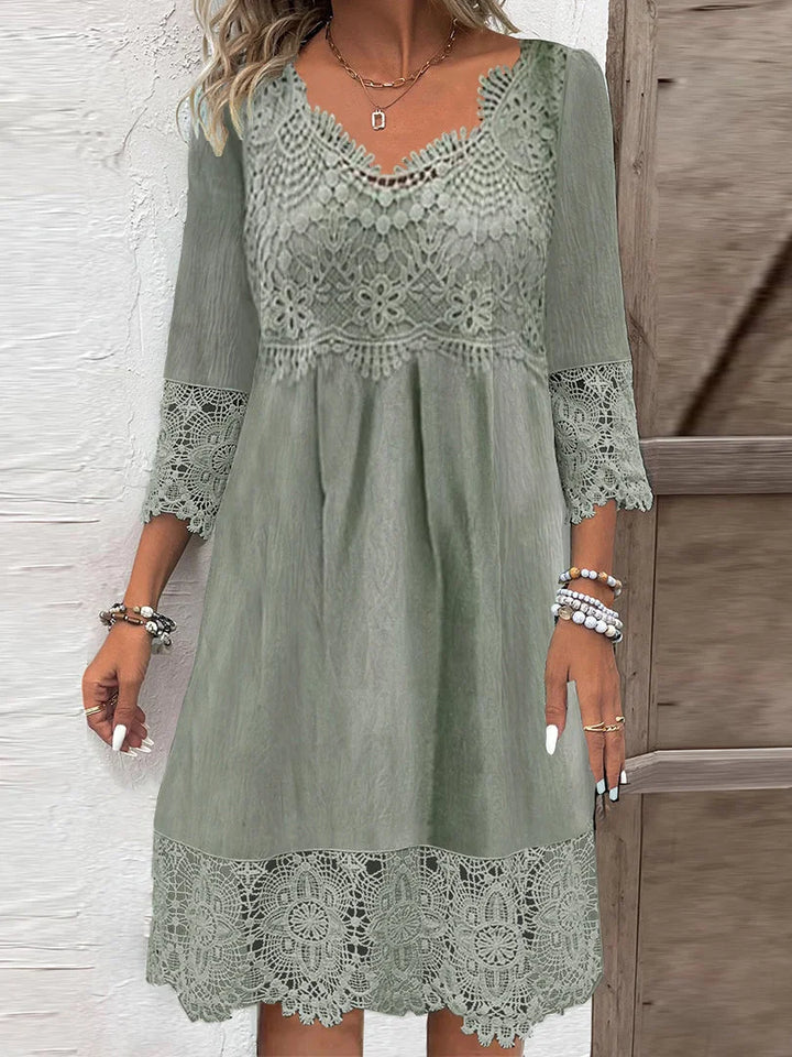 Women's Timeless Lace Midi Dress