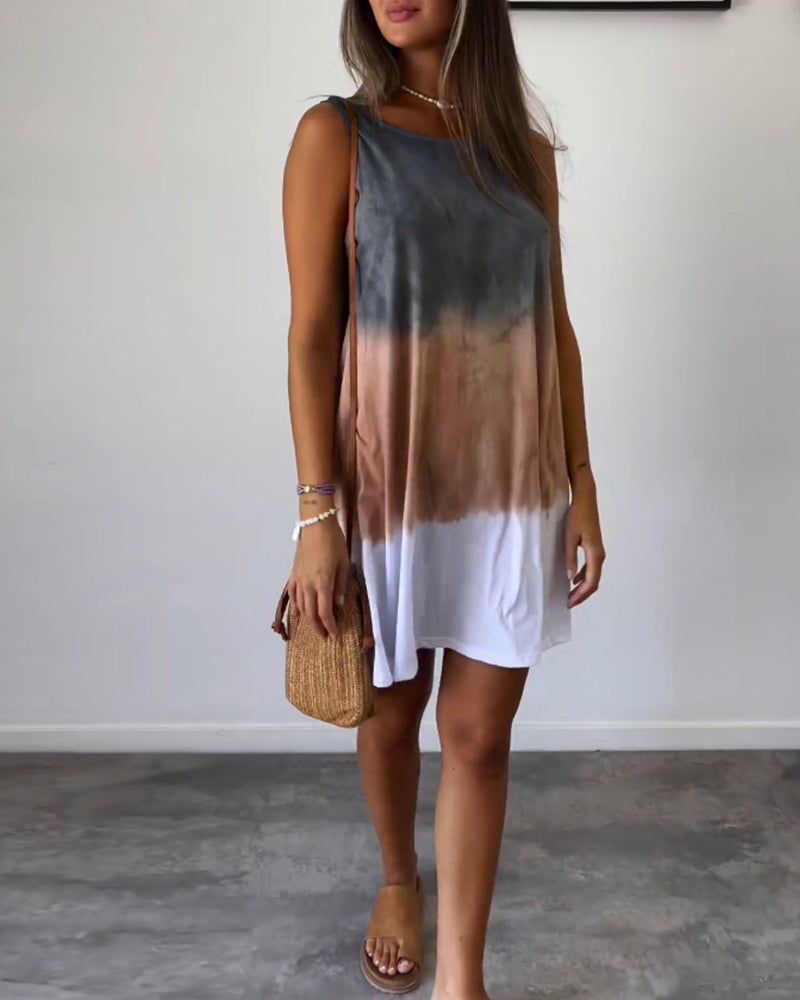 Women’s Casual Gradient Dress