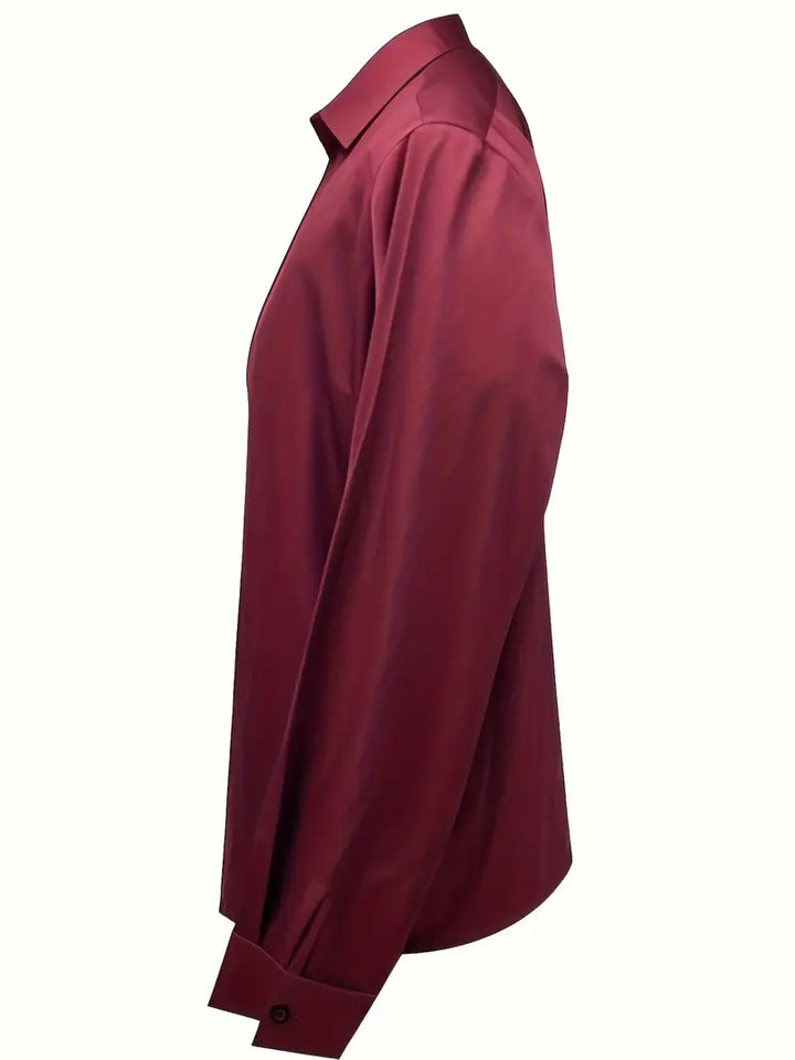 Women's Premium V-Neck Satin Blouse