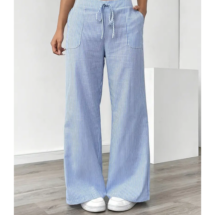 Women's Striped Pant With Pockets