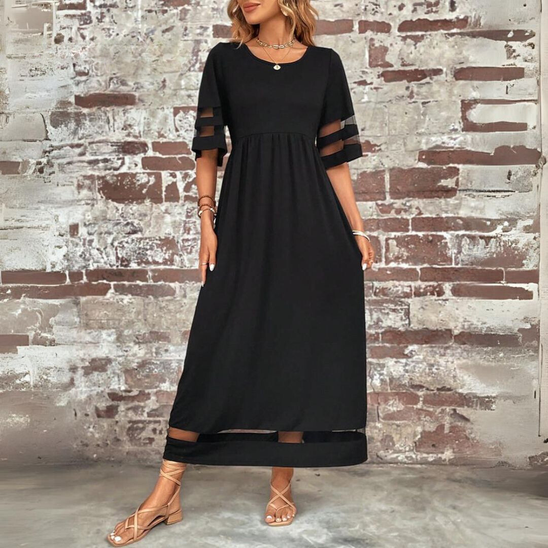 Women's Flattering Elegance Dress With Tummy Coverage