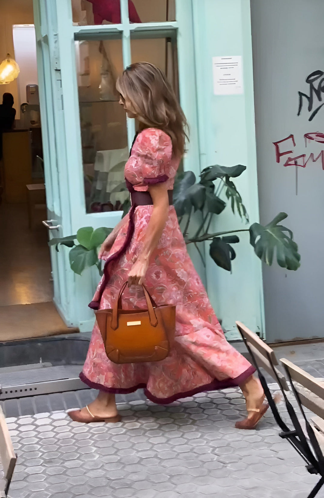 Women’s Romantic Pink Maxi Outfit