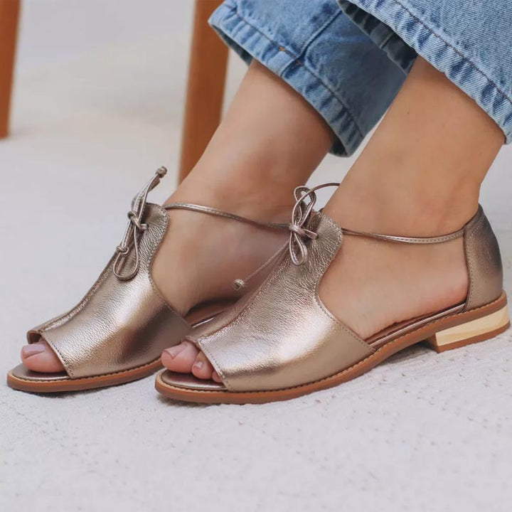 Women’s Strap-Style Leather Sandals