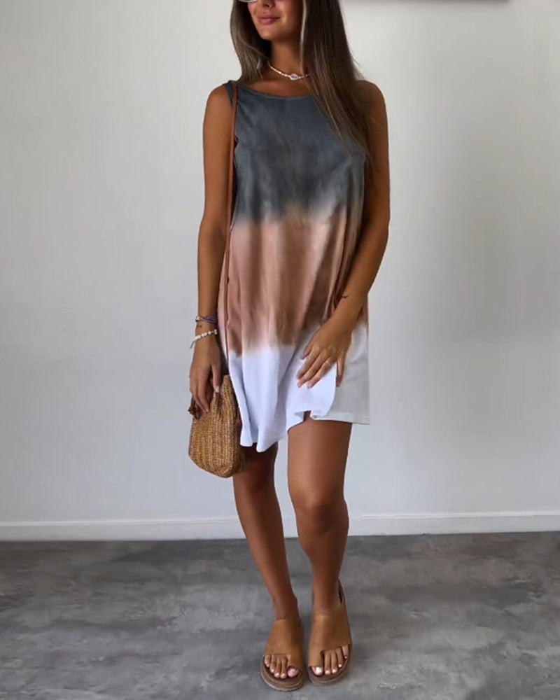 Women’s Casual Gradient Dress