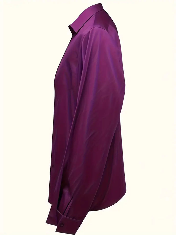 Women's Premium V-Neck Satin Blouse