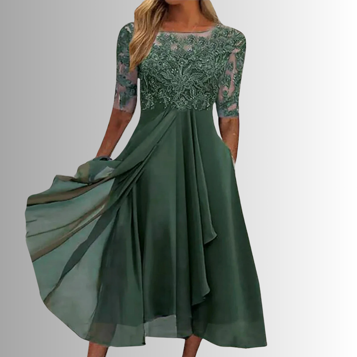 Women's  Timeless Lace Elegance Dress