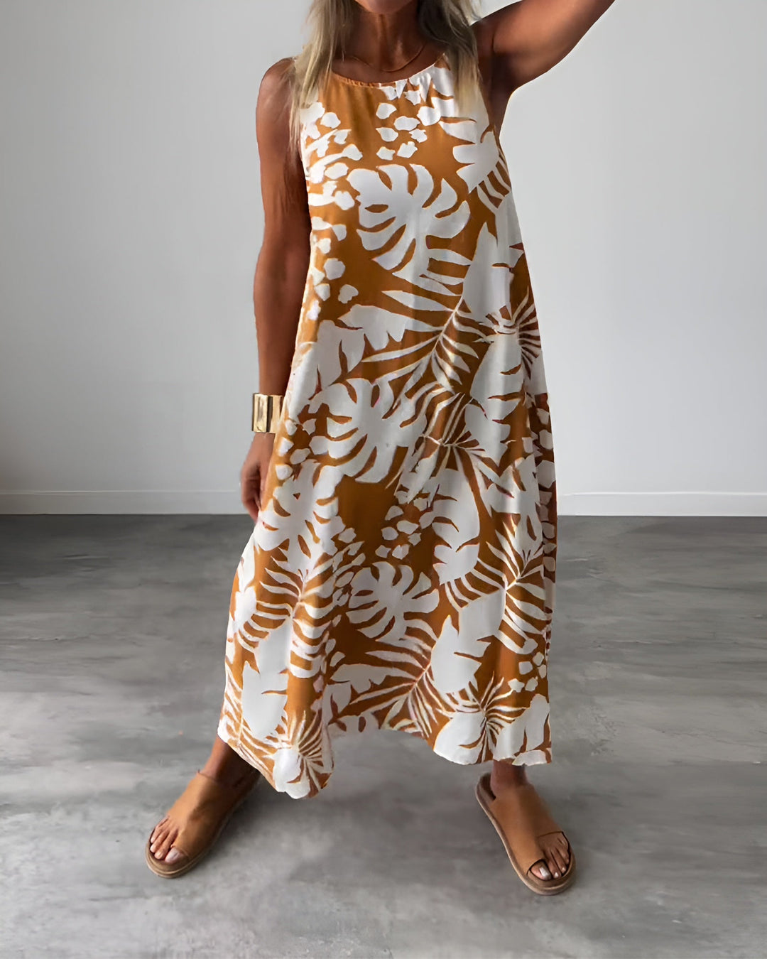 Women's Sleeveless Draped Elegant Dress Evening