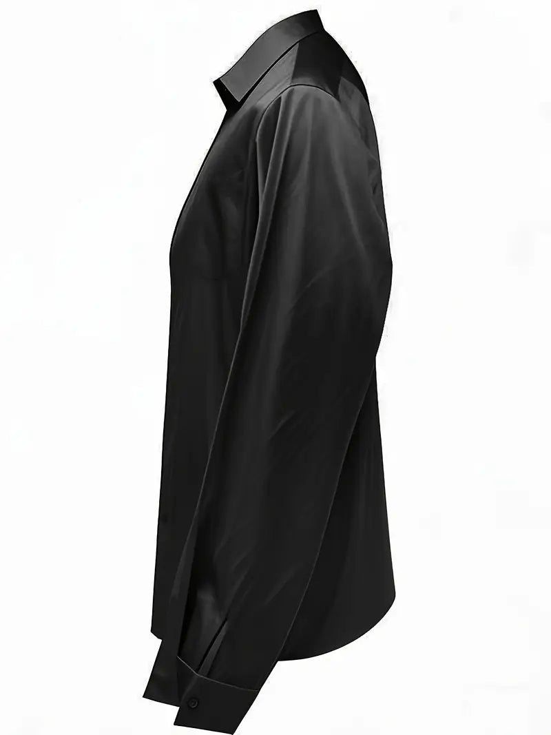Women's Premium V-Neck Satin Blouse