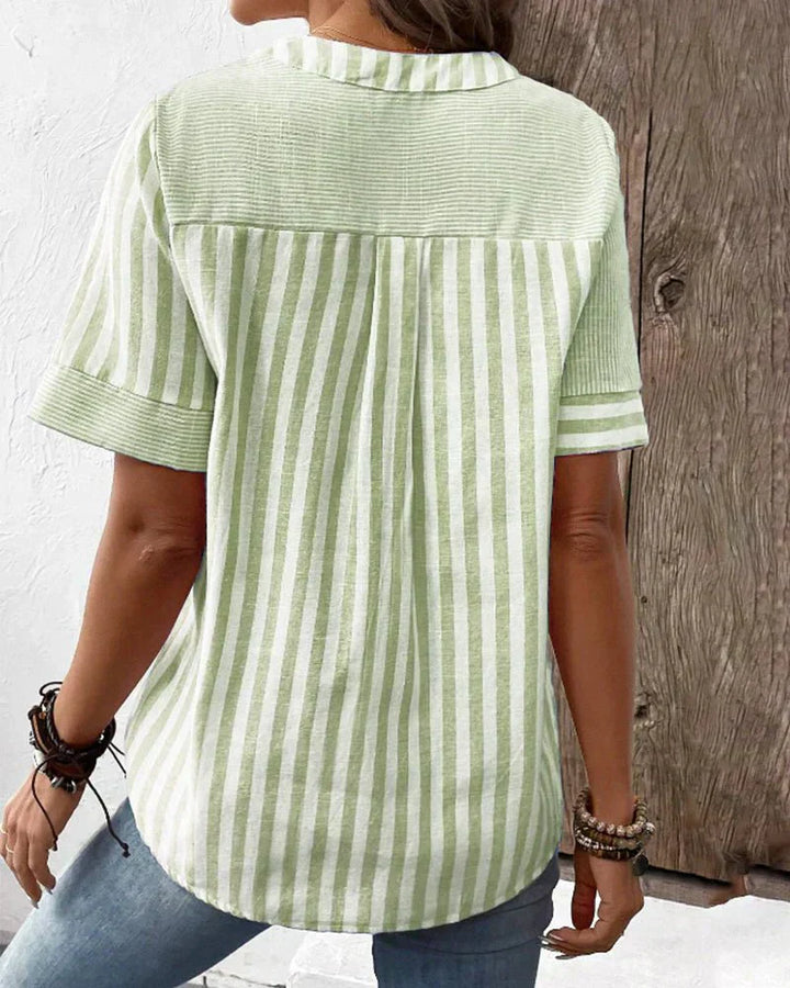 Women's Soft Striped Blouse