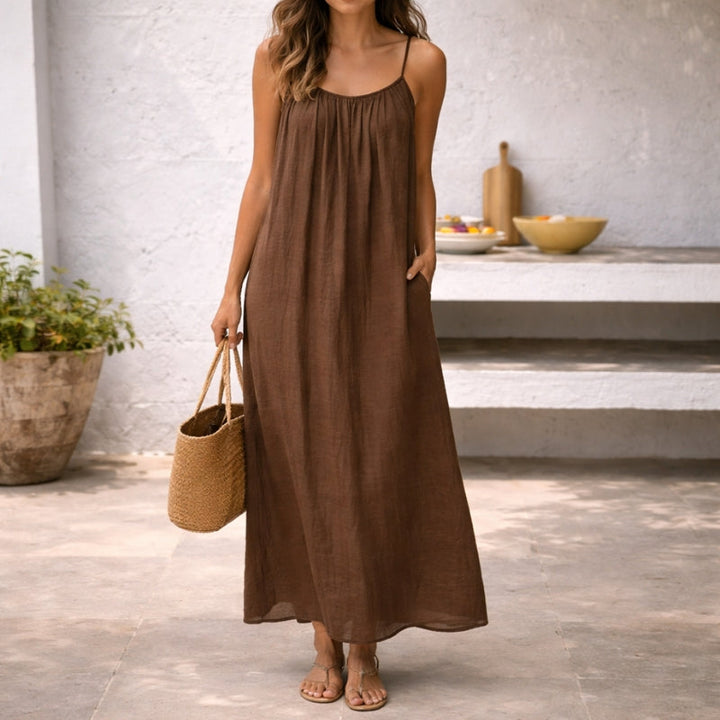 Women's Maxi Dress Spaghetti Strap Sundress