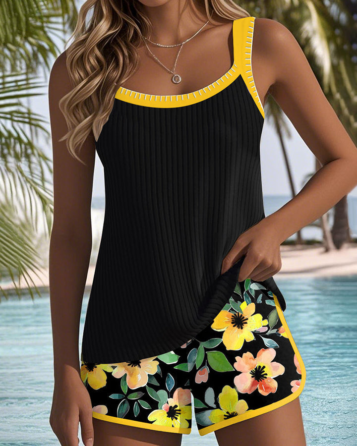Women's Two-Piece Elegant Tankini Set