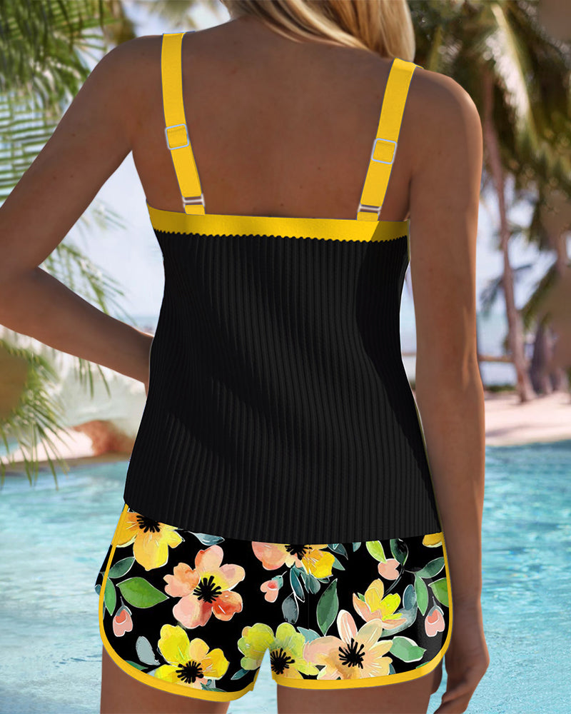 Women's Two-Piece Elegant Tankini Set
