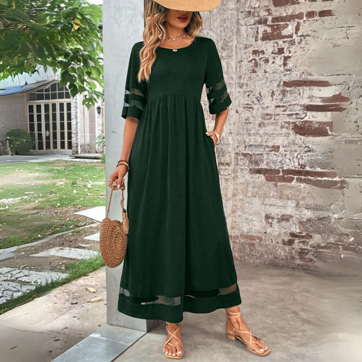 Women's Flattering Elegance Dress With Tummy Coverage