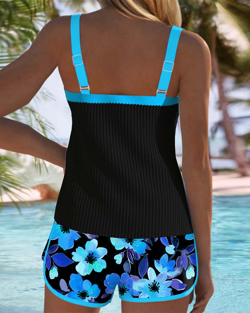 Women's Two-Piece Elegant Tankini Set